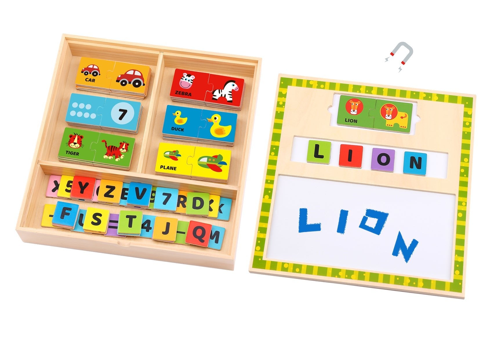 LEARNING PUZZLE BOX - Bamboo Sprout